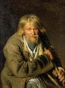 Ivan Nikolaevich Kramskoi, Old Man with a Crutch
